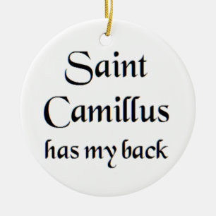 Heiliger Camillus Kaffeetasse Keramik Ornament