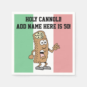 Heiliger Cannoli Jemand ist 50 Funny Italiener Nap Serviette