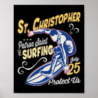 Heiliger Christoph Surf Schutzpatron des Surfens K