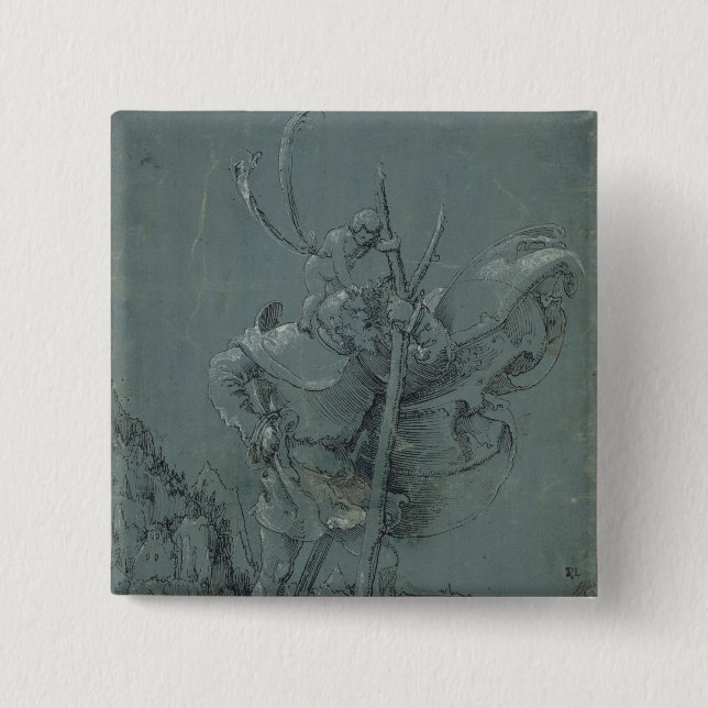 Heiliger Christophorus, 1510 Button (Vorderseite)