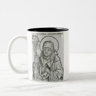Heiliger Columba Apostel der Pikten Zweifarbige Tasse