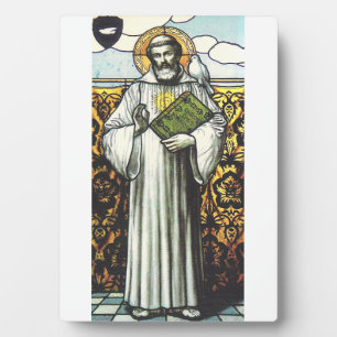 Heiliger Columban irischer Missionar Fotoplatte