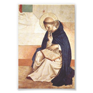 Heiliger Dominikus von Fra Angelico Renaissance-Fi Fotodruck