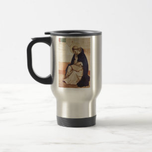 Heiliger Dominikus von Fra Angelico Renaissance-Fi Reisebecher