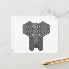 Heiliger Elefant - Elefant des Lebens. Postkarte