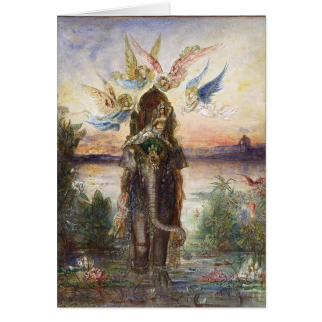 Heiliger Elefant (Péri) durch Gustave Moreau (Vorne)