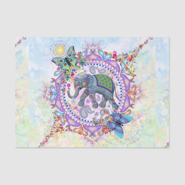 Heiliger Elefant Seidenpapier (Vorderseite)