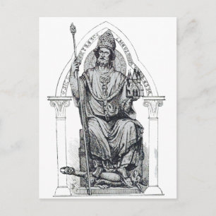 Heiliger Eleutherius von Tournai Bischof Postkarte