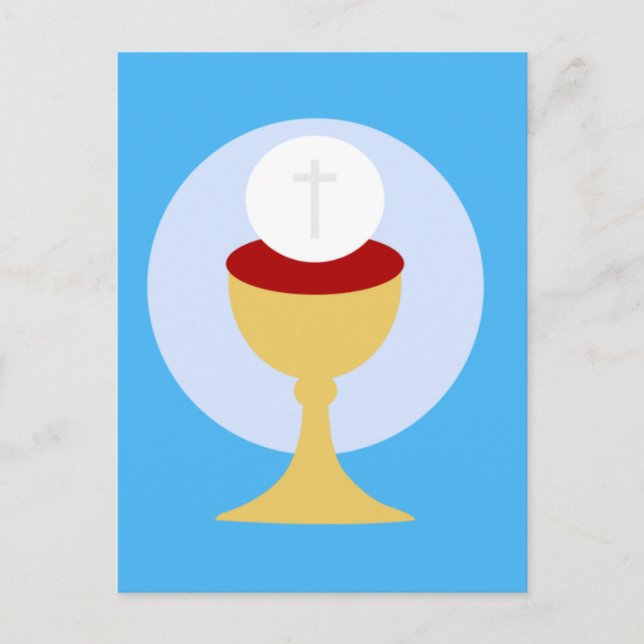 Heiliger Eucharist Postkarte (Vorderseite)
