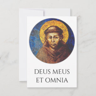 Heiliger Franz von Assisi Laudato Si Heilige Karte