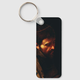 Heiliger Franz von Assisi von Caravaggio Schlüsselanhänger
