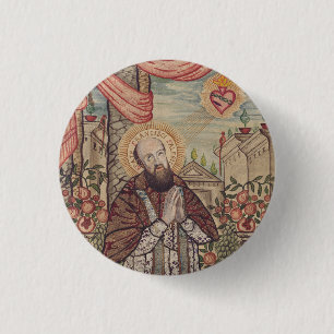 Heiliger Franz von Sales Bischof von Genf Button