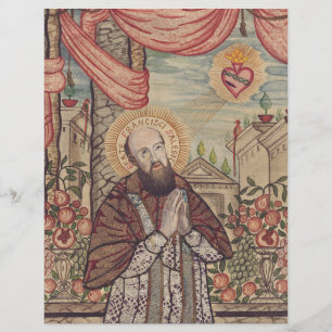Heiliger Franz von Sales Bischof von Genf Flyer