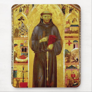 Heiliger Franziskus der mittelalterlichen Mousepad