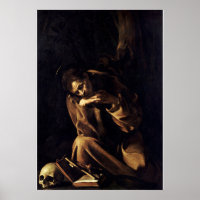 Heiliger Franziskus in Meditation
