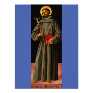 Heiliger Franziskus von Assisi durch Antoniazzo Ro Fotodruck