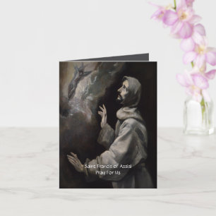 Heiliger Franziskus von Assisi Serenity Gebet Karte