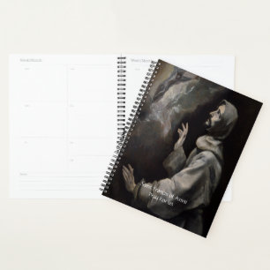 Heiliger Franziskus von Assisi Serenity Gebet Planer