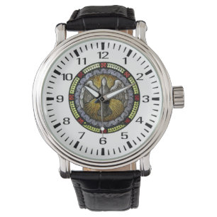 Heiliger Geist Buntglas-Bestätigung RCIA Armbanduhr
