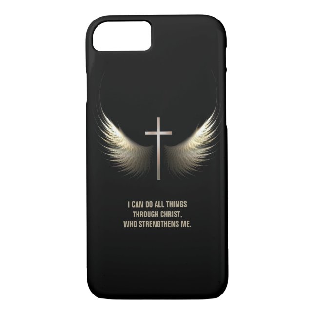 Heiliger Geist Flügel und christliches Case-Mate iPhone Hülle (Rückseite)