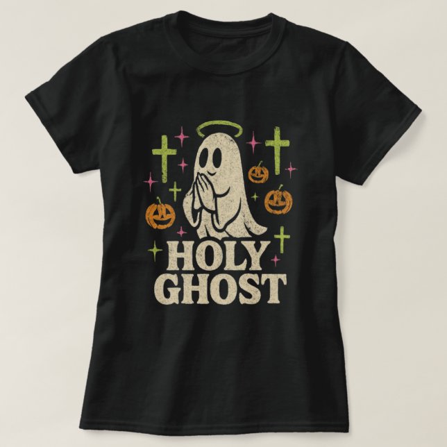 Heiliger Geist - Halloween T-Shirt (Design vorne)