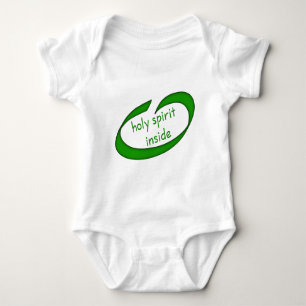 Heiliger Geist im Inneren Christlich Baby Strampler