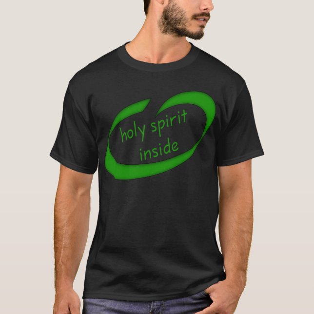 Heiliger Geist im Inneren Christlich T-Shirt (Vorderseite)