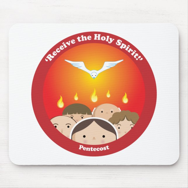 Heiliger Geist Pentecost Mousepad (Vorne)