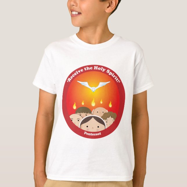 Heiliger Geist Pentecost T-Shirt (Vorderseite)
