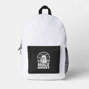 Heiliger Geist Retro Halloween-Geist-Design_1 Bedruckter Rucksack