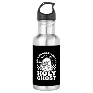 Heiliger Geist Retro Halloween-Geist-Design_1 Edelstahlflasche