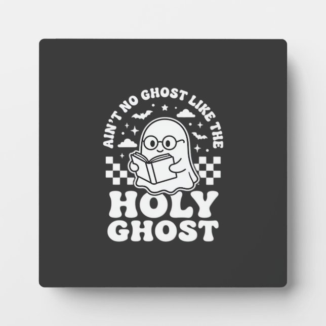Heiliger Geist Retro Halloween-Geist-Design_1 Fotoplatte (Vorderseite)