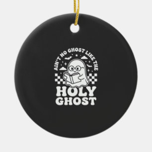 Heiliger Geist Retro Halloween-Geist-Design_1 Keramik Ornament