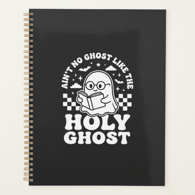 Heiliger Geist Retro Halloween-Geist-Design_1 Planer (Vorderseite)