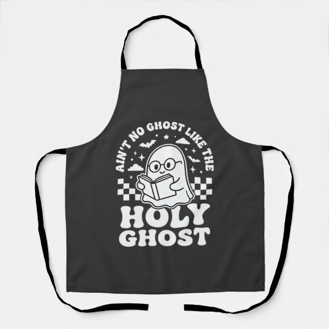 Heiliger Geist Retro Halloween-Geist-Design_1 Schürze (Vorderseite)