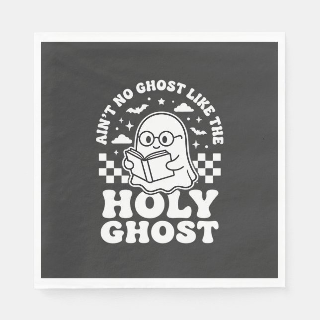 Heiliger Geist Retro Halloween-Geist-Design_1 Serviette (Vorderseite)