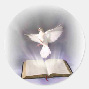 Heiliger Geist Runder Aufkleber