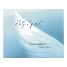 Heiliger Geist Sie sind willkommen Canvas Print