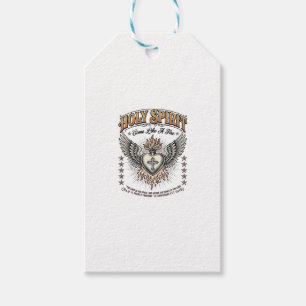 Heiliger Geist Vintage Gravur Flügel Herz Shirt_1 Geschenkanhänger