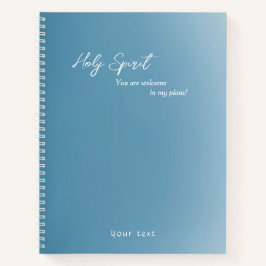 Heiliger Geist willkommen Notizbuch