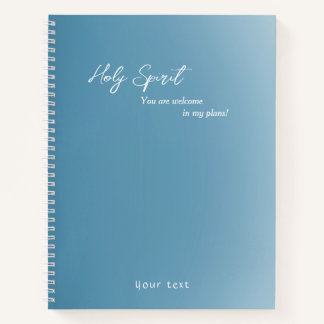 Heiliger Geist willkommen Notizbuch
