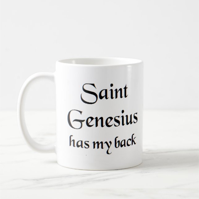 Heiliger Genesius Kaffeetasse (Links)