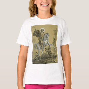 Heiliger Georg – Premium "Sunburst Gold" Art T-Shirt