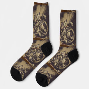 Heiliger Georg und der Drache Großmärtyrer Socken