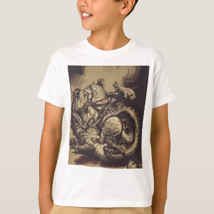 Heiliger Georg und der Drache Großmärtyrer T-Shirt