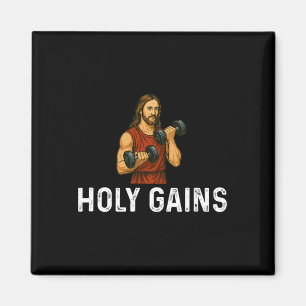 Heiliger Gott der Kirche - Fitness heben Magnet
