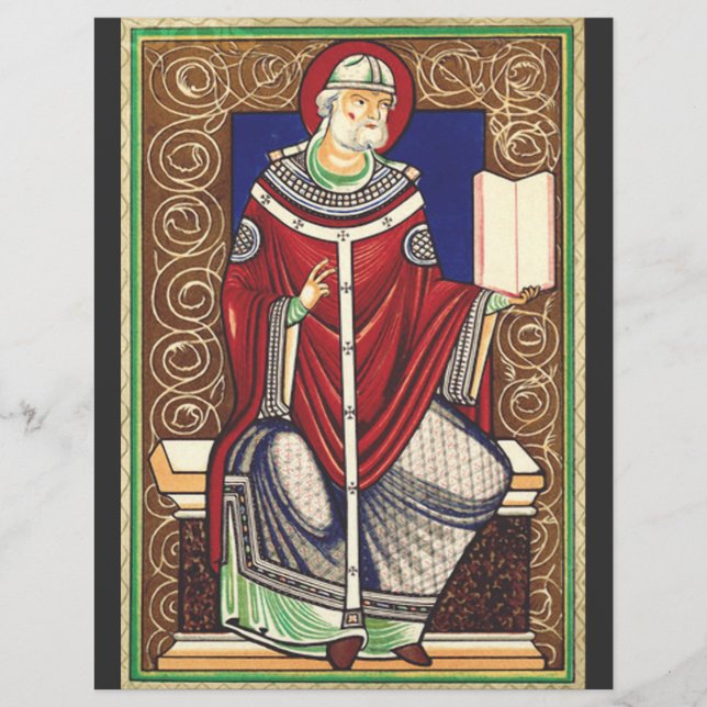 Heiliger Gregor der Große Kirchenlehrer Flyer (Vorne)