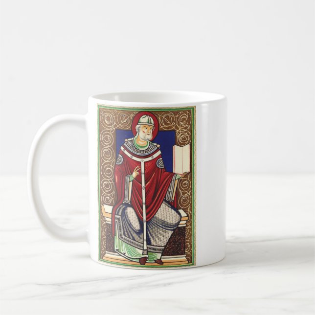 Heiliger Gregor der Große Kirchenlehrer Kaffeetasse (Links)