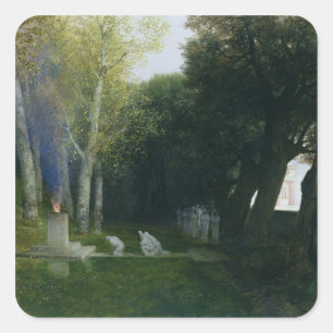 Heiliger Grove, 1886 Quadratischer Aufkleber