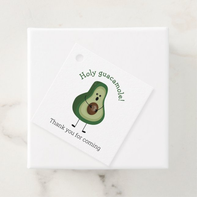 Heiliger Guacamole! Danke Geschenkanhänger (Beispiel)